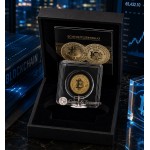 Bitcoin 1/1000 Oz Gold Coin in box + coa GOLD AND SILVER BULLION