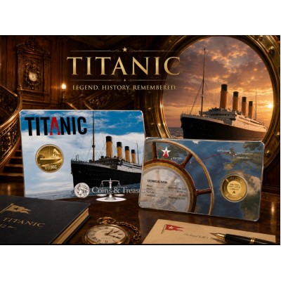 TITANIC 111th Anniversary 1/1000 Oz Gold Coin 999