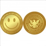 SMILEY 1/1000 Oz Gold Coin 12$ Liberia 2026 GOLD AND SILVER BULLION