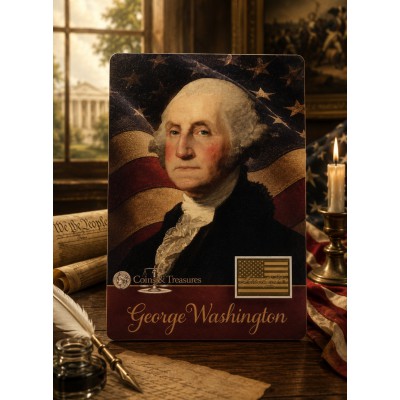 Presidents of the USA George Washington 1/1000 Oz Gold Coin