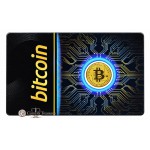 Bitcoin 1/1000 Oz Gold 999 medal Coin card GOLD AND SILVER BULLION