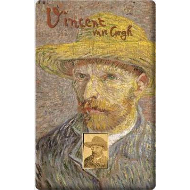 Van Gogh Self Portrait with straw 1/1000 Oz Gold .999 Coin GOLD AND SILVER BULLION