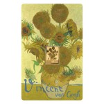Van Gogh Sunflowers 1/1000 Oz Gold .999 Coin Chad GOLD AND SILVER BULLION