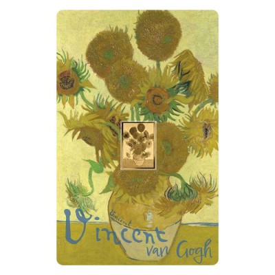 Van Gogh Sunflowers 1/1000 Oz Gold .999 Coin Chad