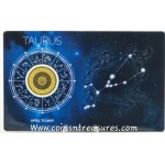 ZODIAC SIGNS TAURUS 1/1000 Oz Gold Coin 3000 Francs Chad GOLD AND SILVER BULLION