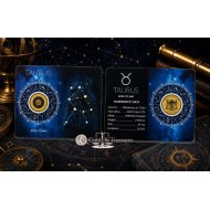 ZODIAC SIGNS TAURUS 1/1000 Oz Gold Coin 3000 Francs Chad