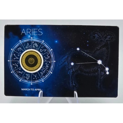 ZODIAC SIGNS ARIES 1/1000 Oz Gold Coin