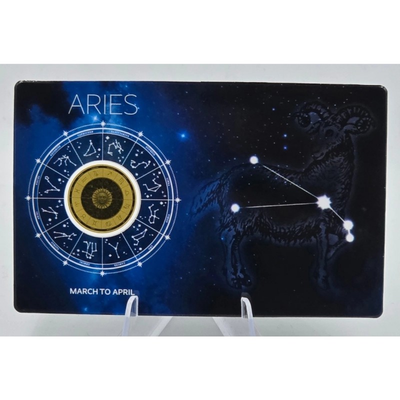 ZODIAC SIGNS ARIES 1/1000 Oz Gold Coin GOLD AND SILVER BULLION