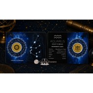 ZODIAC SIGNS AQUARIUS 1/1000 Oz Gold Coin