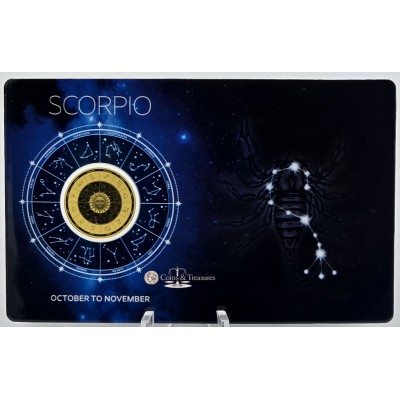 ZODIAC SIGNS Scorpio 1/1000 Oz Gold 999 Coin