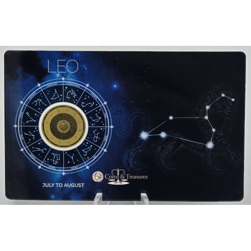 ZODIAC SIGNS LEO 1/1000 Oz Gold Coin 3000 Francs Chad GOLD AND SILVER BULLION
