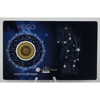 ZODIAC SIGNS Virgo 1/1000 Oz Gold Coin