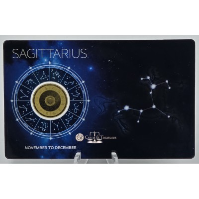 ZODIAC SIGNS Sagittarius 1/1000 Oz Gold Coin