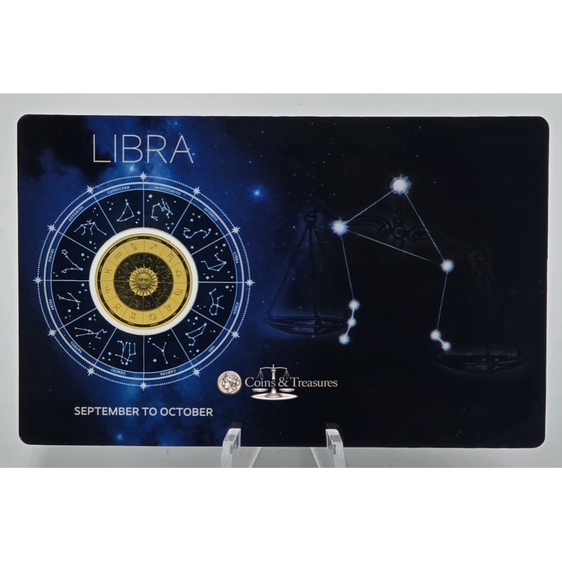 ZODIAC SIGNS Libra 1/1000 Oz Gold Coin GOLD AND SILVER BULLION