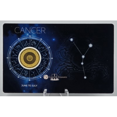 ZODIAC SIGNS Cancer 1/1000 Oz Gold Coin