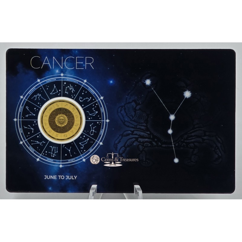 ZODIAC SIGNS Cancer 1/1000 Oz Gold Coin GOLD AND SILVER BULLION