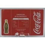 COCA COLA collection 1/1000 Oz .999 Gold 3 coin cards in Album GOLD AND SILVER BULLION
