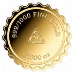 COCA COLA Pop-art Bottle Cap 1/1000 Oz Gold 999 Coin Medal GOLD AND SILVER BULLION