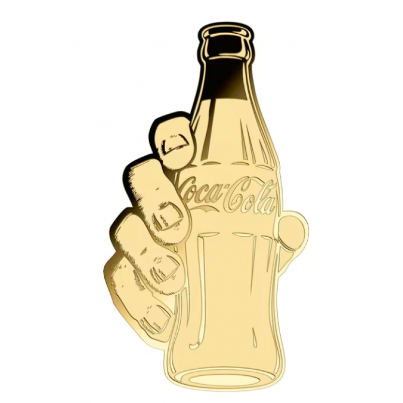 COCA COLA Pop-art Sparkling 1/1000 Oz Gold 999 Coin Medal GOLD AND SILVER BULLION