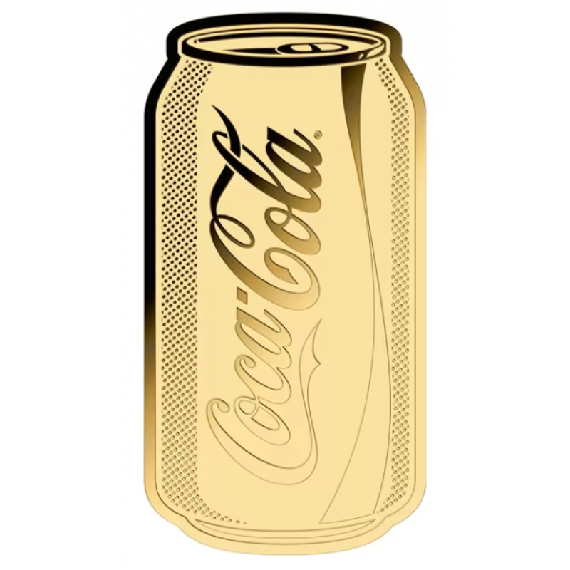 COCA COLA Pop-art Can 1/1000 Oz Gold 999 Coin Medal GOLD AND SILVER BULLION