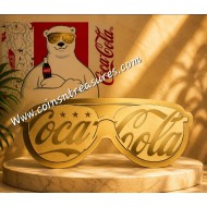 Coca Cola Sunglasses 1/1000 Oz .999 Gold in Coin card 2023