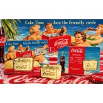 COCA COLA Vintage Bag 1/1000 Oz Gold 999 Coin Medal GOLD AND SILVER BULLION