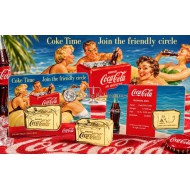 COCA COLA Vintage Bag 1/1000 Oz Gold 999 Coin Medal