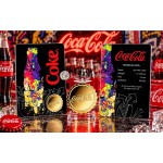 COCA COLA Pop-art Bottle Cap 1/1000 Oz Gold 999 Coin Medal GOLD AND SILVER BULLION
