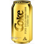 COCA COLA CAN 1/1000 Oz Gold 999 Coin medal card GOLD AND SILVER BULLION