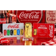 COCA COLA CAN 1/1000 Oz Gold 999 Coin medal card