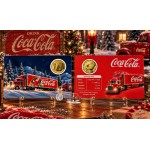 Coca Cola Christmas Truck 1/1000 Oz .999 Gold in Coin card GOLD AND SILVER BULLION