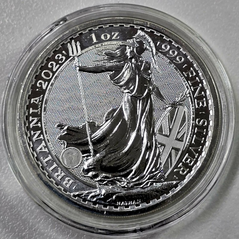 Britannia 1 oz Queen Elizabeth II Silver 999 Bullion Coin 