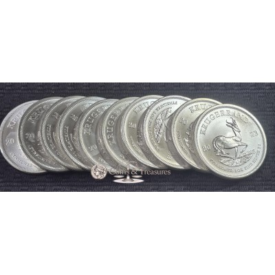 South Africa 2023 Krugerrand 1 oz Silver 999 Bullion Coin 