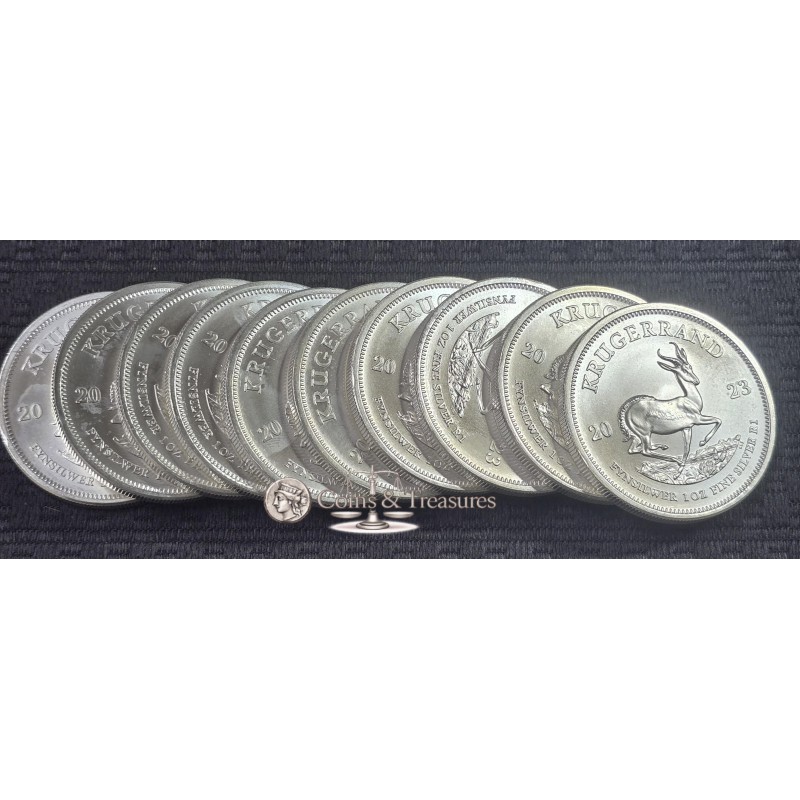 South Africa 2023 Krugerrand 1 oz Silver 999 Bullion Coin