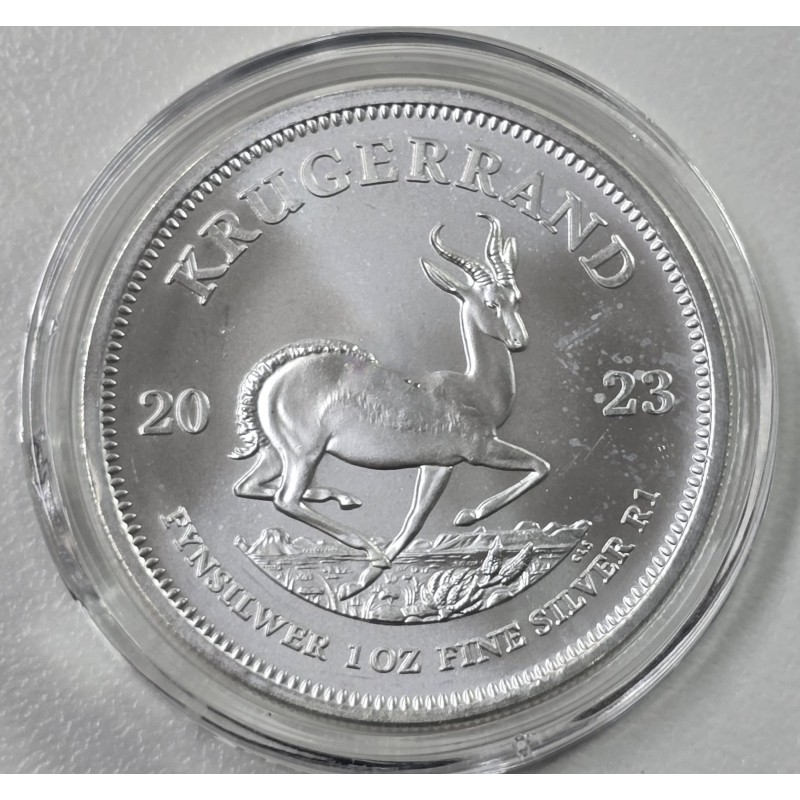 South Africa 2023 Krugerrand 1 oz Silver 999 Bullion Coin