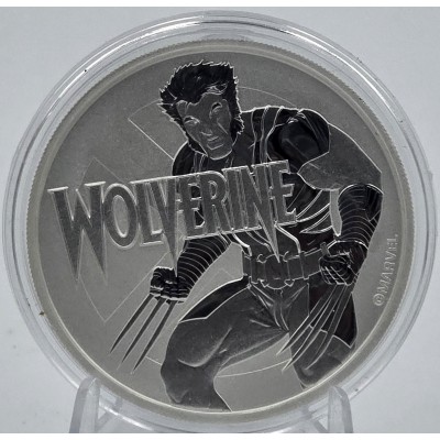 Tuvalu 2021 Marvel Wolverine 1 oz Silver 999 Coin 
