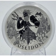 Tuvalu 2021 Poseidon Gods of Olympus 1 oz Silver 999 Coin 