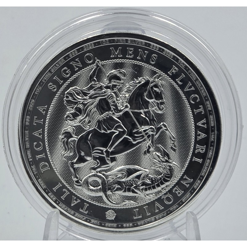 Great Britain 2026 St George and the Dragon 1 oz Silver 999 Coin  GOLD AND SILVER BULLION
