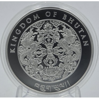 Bhutan 2024 Lunar Year of the Dragon 1 oz Silver 999 Coin 