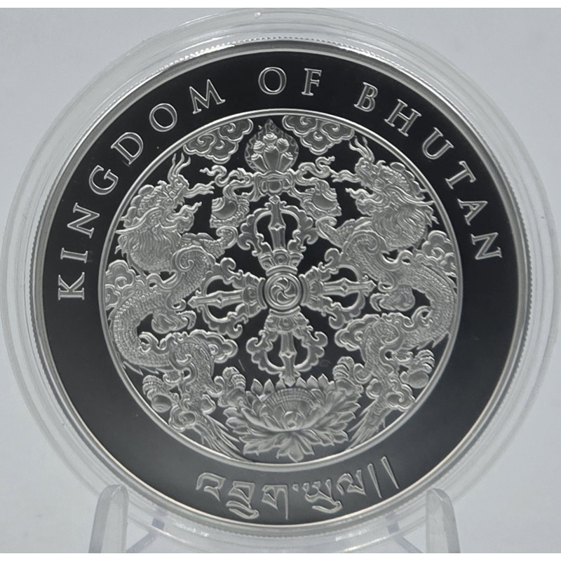 Bhutan 2024 Lunar Year of the Dragon 1 oz Silver 999 Coin  GOLD AND SILVER BULLION