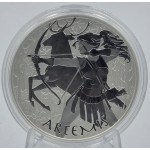 Tuvalu 2023 ARTEMIS Gods of Olympus 1 oz Silver 999 Coin  GOLD AND SILVER BULLION