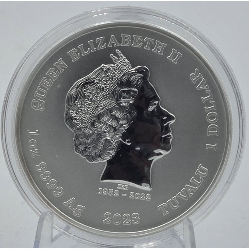 Tuvalu 2023 ARTEMIS Gods of Olympus 1 oz Silver 999 Coin  GOLD AND SILVER BULLION