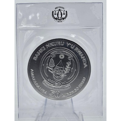Rwanda 2021 Sedov Nautical 1 oz Silver 999 Coin 