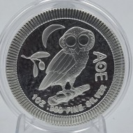 Athens Owl 2019 New Zealand 1 oz Silver 999 Coin 