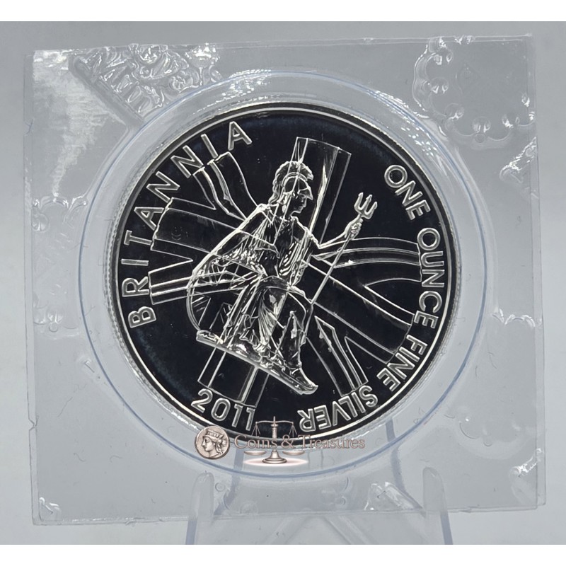 Britannia 1 oz 2011 Queen Elizabeth II Silver 999 Bullion Coin  GOLD AND SILVER BULLION