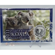 Australian Koala 2011 1oz Silver Coin in Mint Pack Sealed