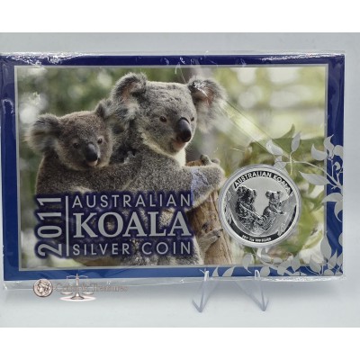 Australian Koala 2011 1oz Silver Coin in Mint Pack Sealed