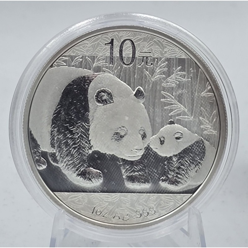 China 2011 Chinese Panda 1 Oz Silver 999 coin WORLD COINS