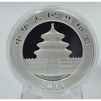 China 2011 Chinese Panda 1 Oz Silver 999 coin