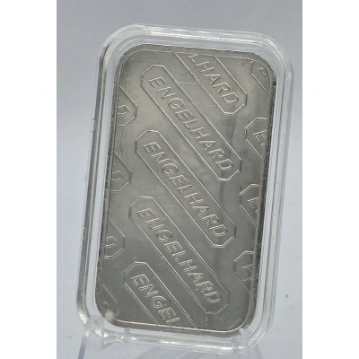 Engelhard 1 oz .999 USA Silver Bar with serial number